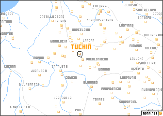 map of Tuchin