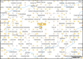 map of T\