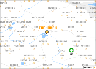 map of Tuchomek