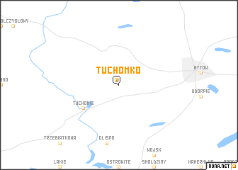 map of Tuchomko