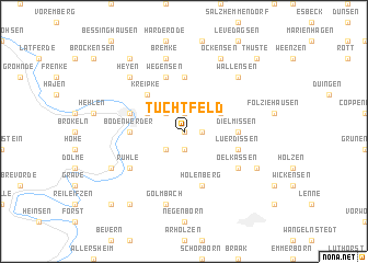 map of Tuchtfeld