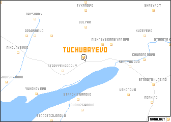map of Tuchubayevo
