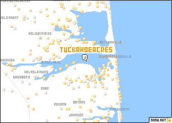 map of Tuckahoe Acres