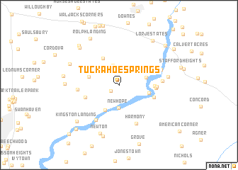 map of Tuckahoe Springs