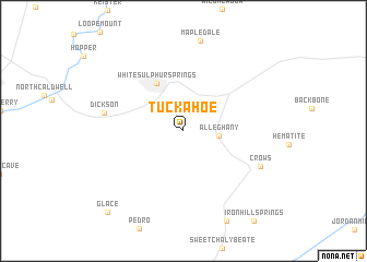 map of Tuckahoe
