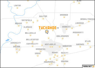 map of Tuckahoe