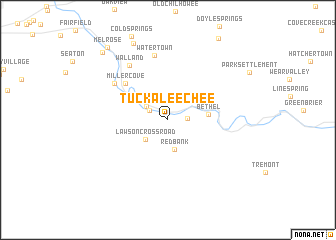 map of Tuckaleechee