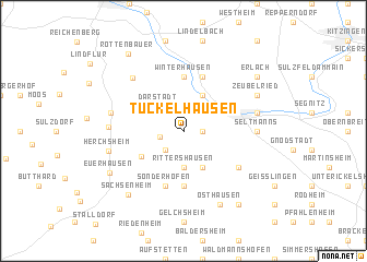 map of Tückelhausen