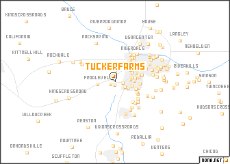 map of Tucker Farms