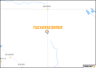 map of Tuckers Corner