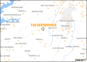 map of Tucker Springs