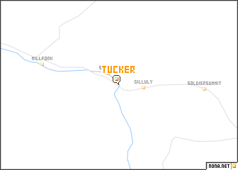 map of Tucker