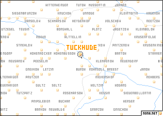 map of Tückhude