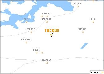 map of Tuckur