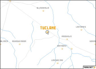 map of Tuclame