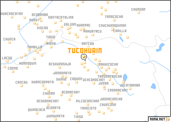 map of Tuco Huain