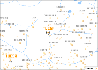 map of Tucsa