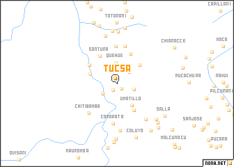 map of Tucsa