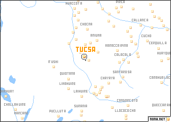 map of Tucsa