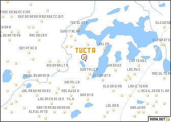 map of Tucta
