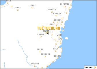 map of Tuctucalao