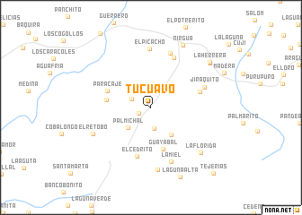 map of Tucuavo