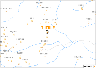 map of Tucule