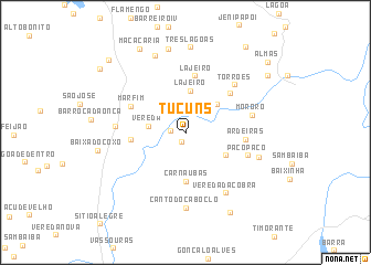 map of Tucuns