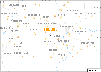 map of Tucuns