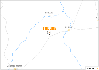 map of Tucuns