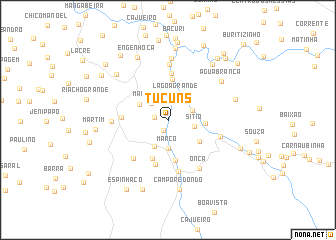 map of Tucuns