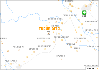 map of Tucupidito