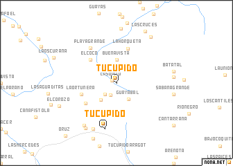 map of Tucupido