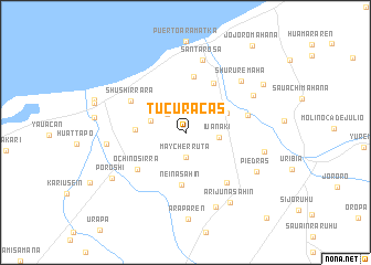 map of Tucuracas