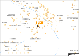 map of Tucu