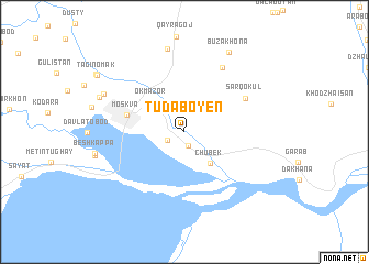 map of Tudaboyen