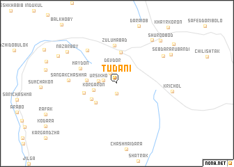 map of Tudani