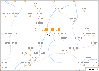 map of Tudan Wada