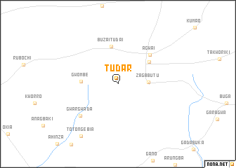 map of Tudar