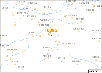 map of Tudas