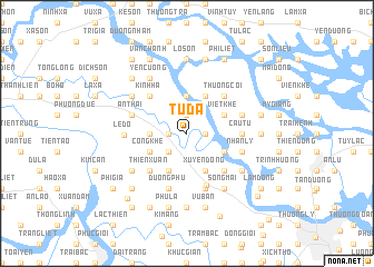 map of Tư Ða