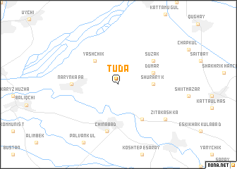 map of Tuda