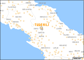 map of Tuđemili