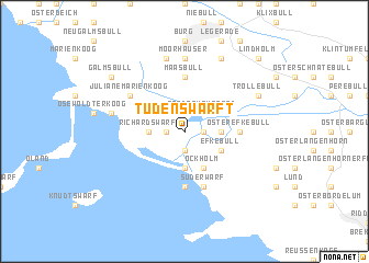 map of Tudenswarft