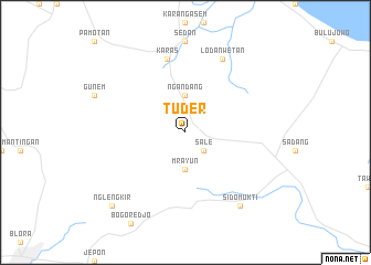 map of Tuder