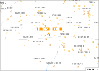 map of Tūdeshkechū