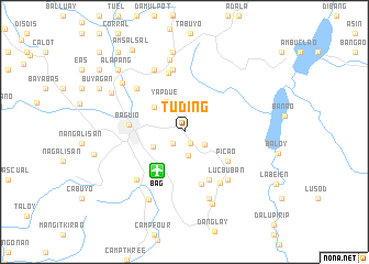 map of Tuding