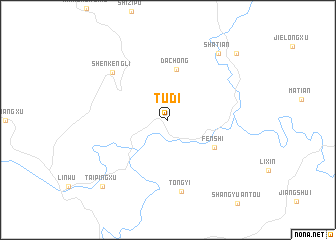 map of Tudi