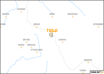 map of Tudji