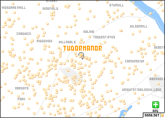 map of Tudor Manor